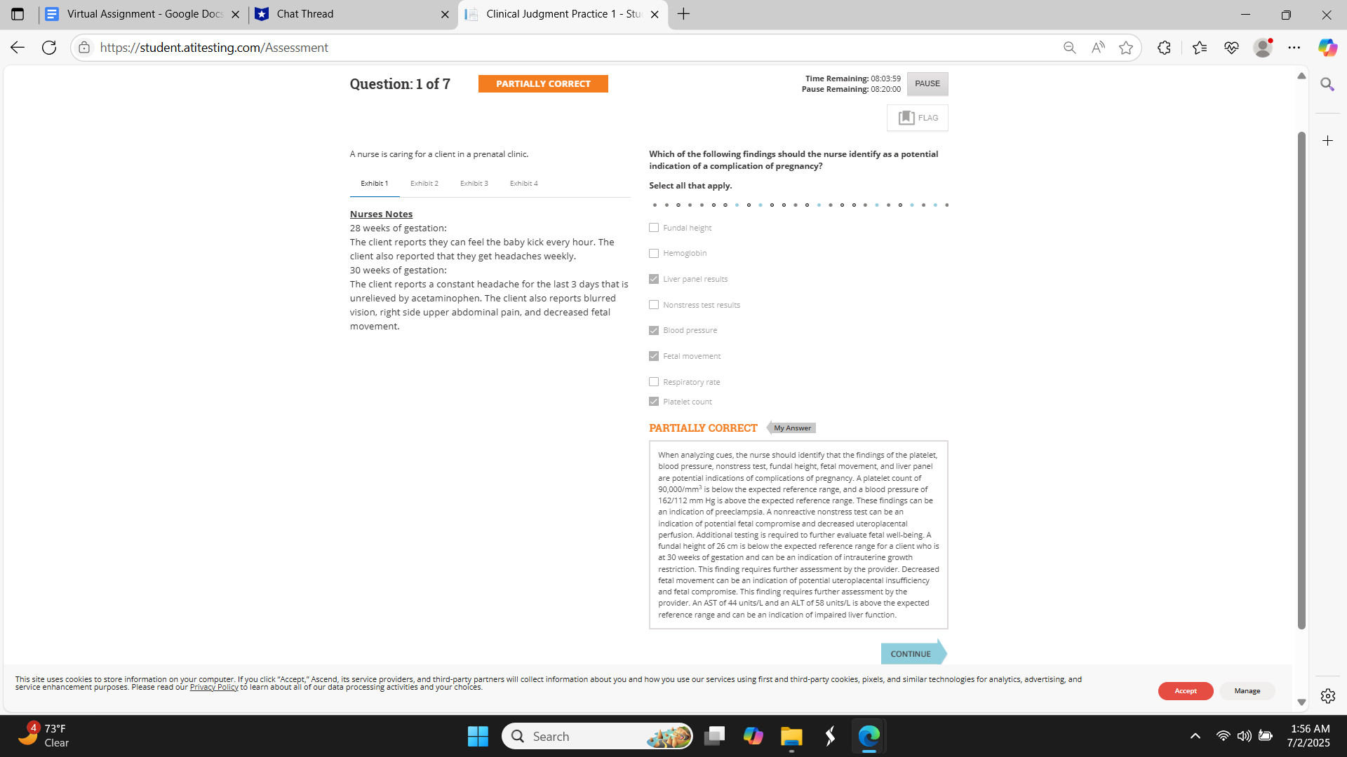 Answer this? E Virtual Assignment - Google Docs X