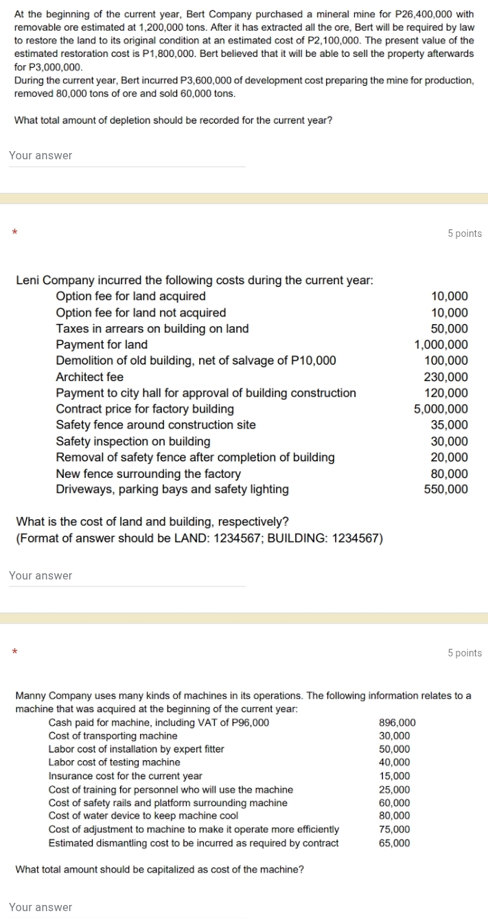 Solve in good accounting form At the beginning of