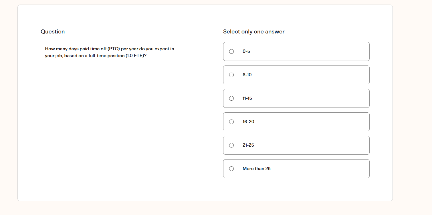 Bookeeping itnerview Question Select only one