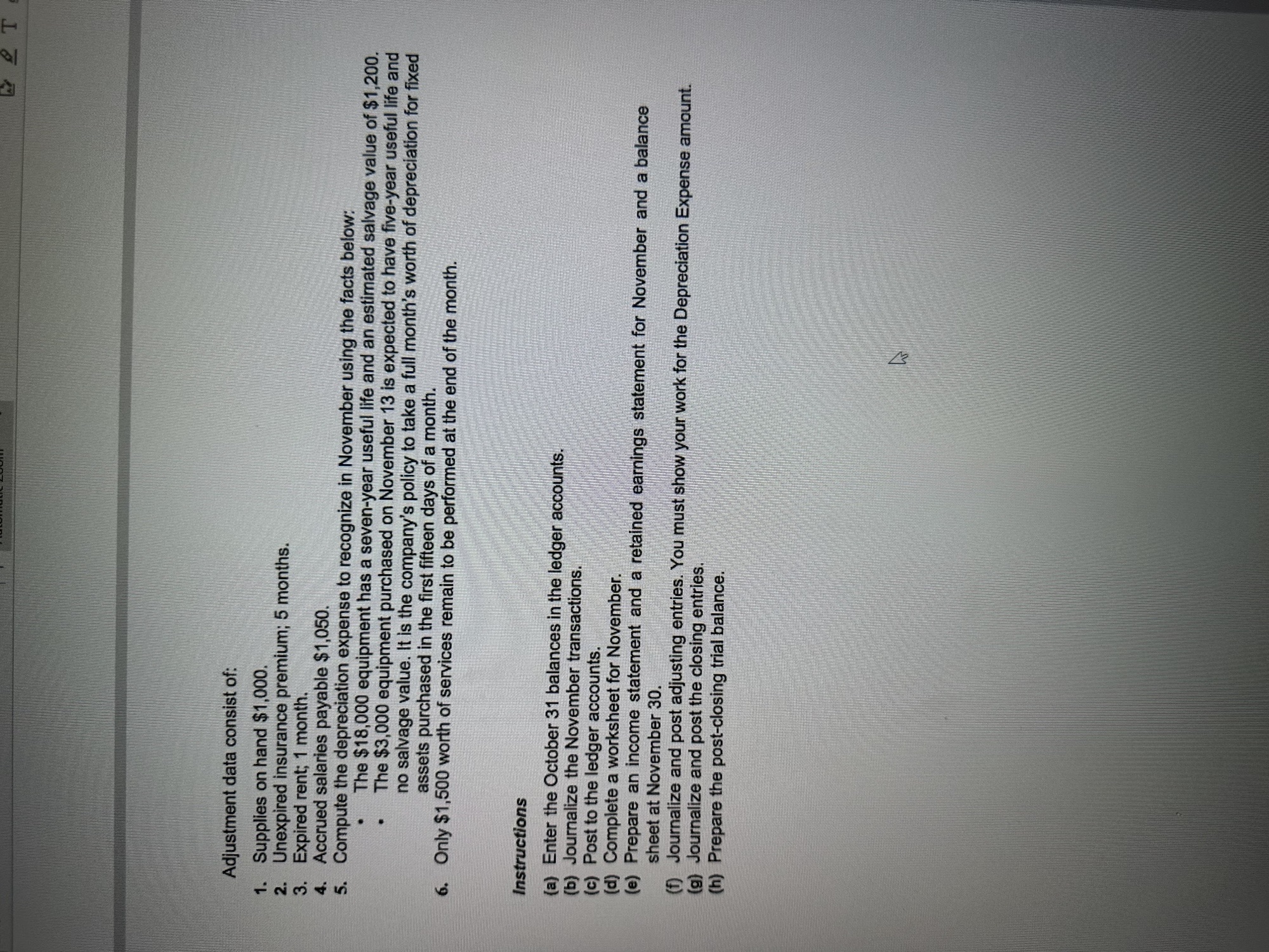 In this assignment, you will complete the