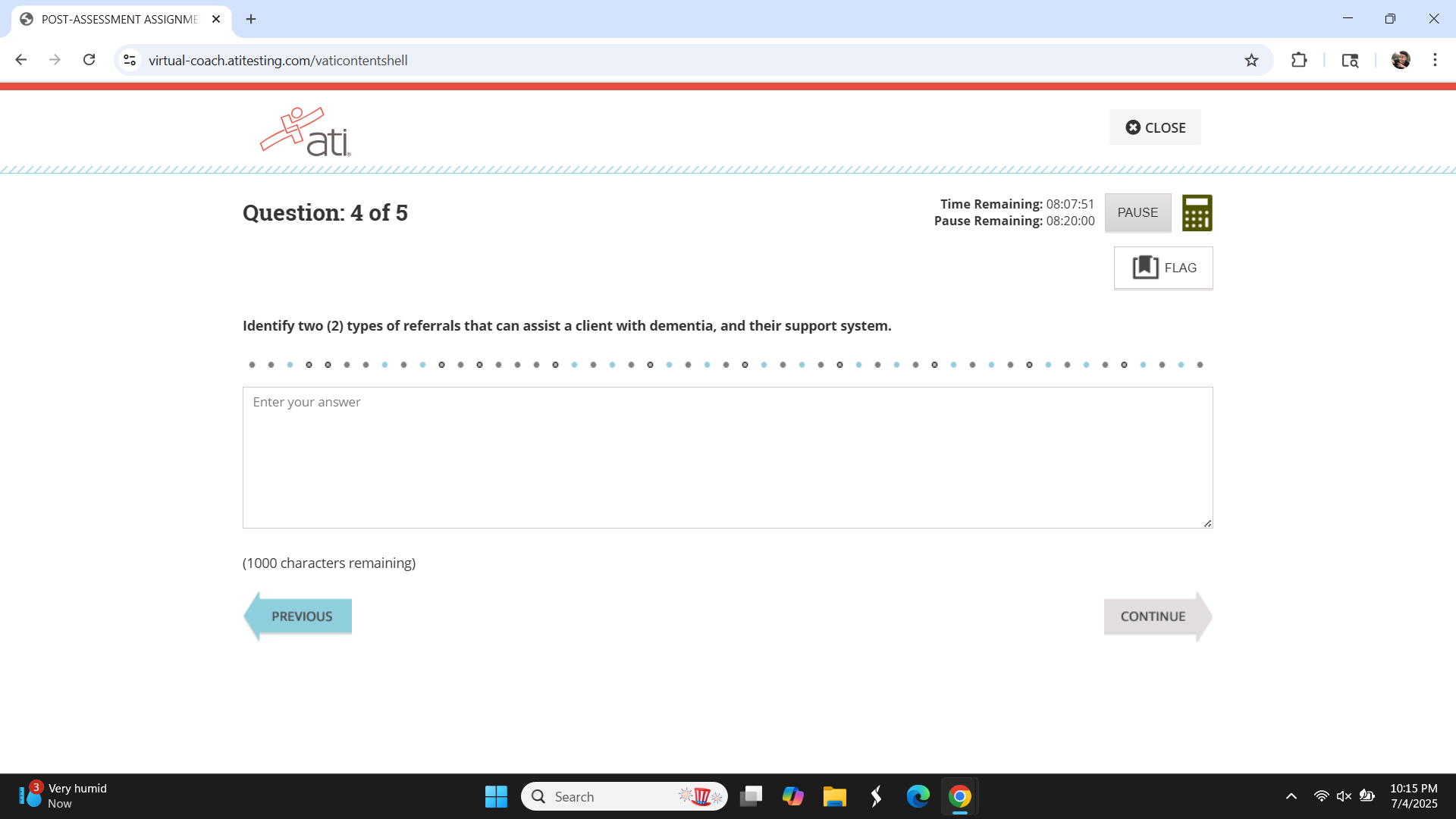 Answer this? 5 POST-ASSESSMENT ASSIGNME X + X G