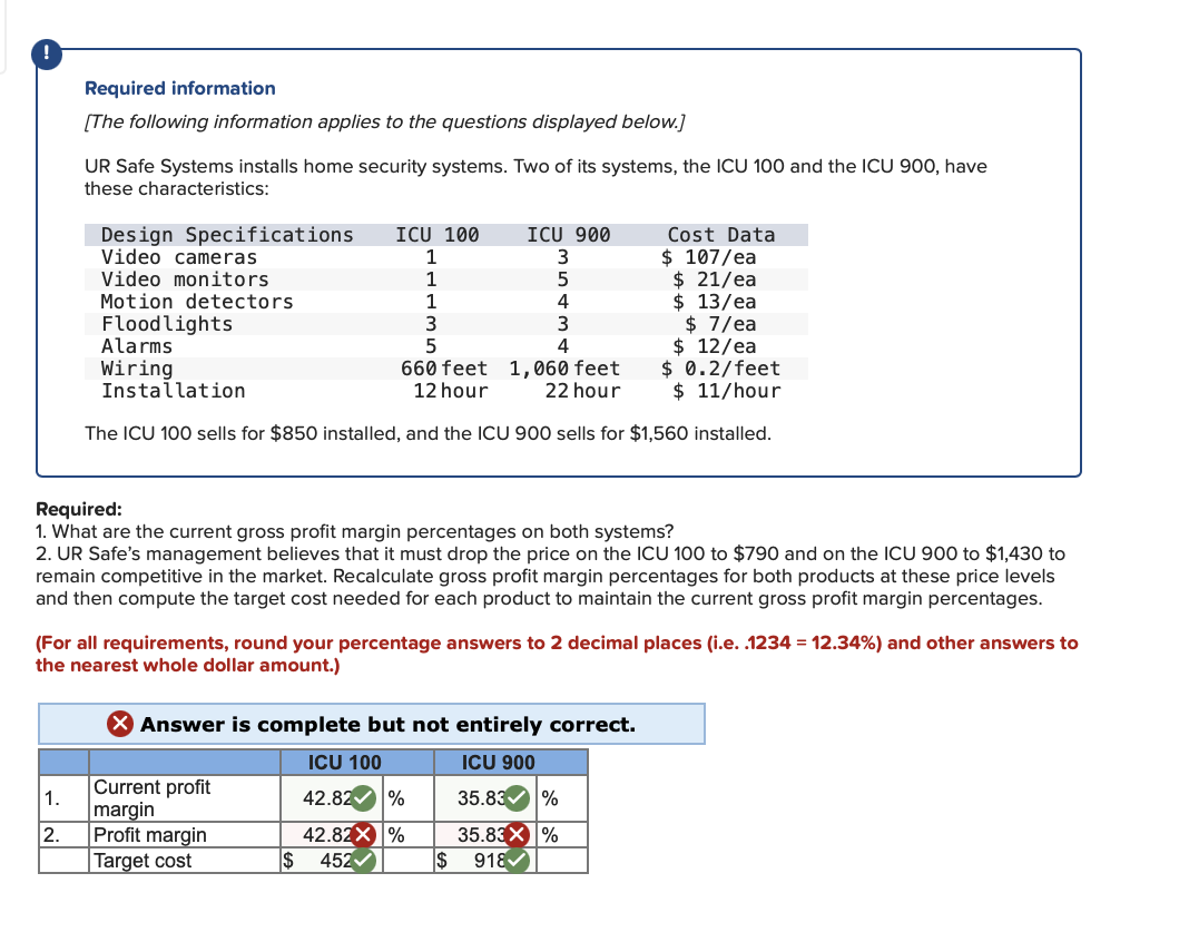 Required information [The following information