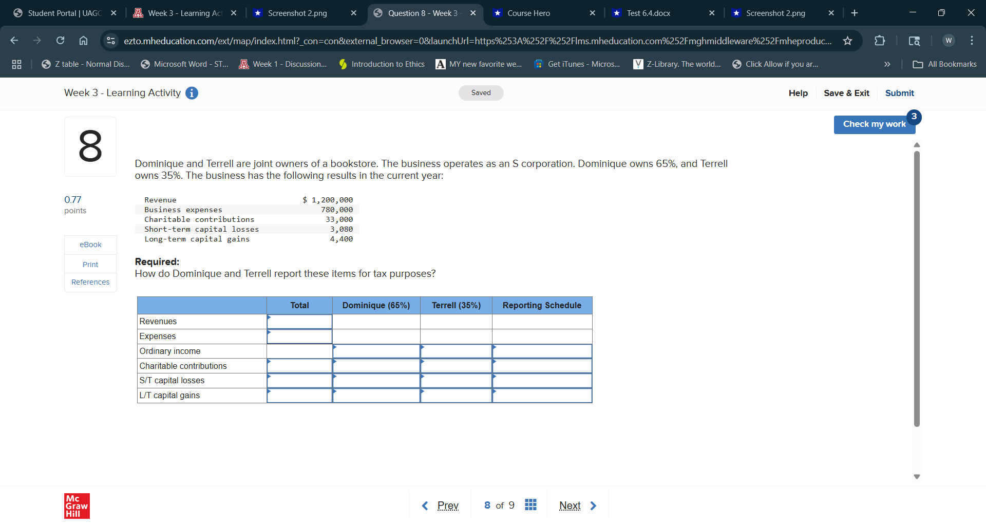 Student Portal | UAGC X A Week 3 - Learning Act x