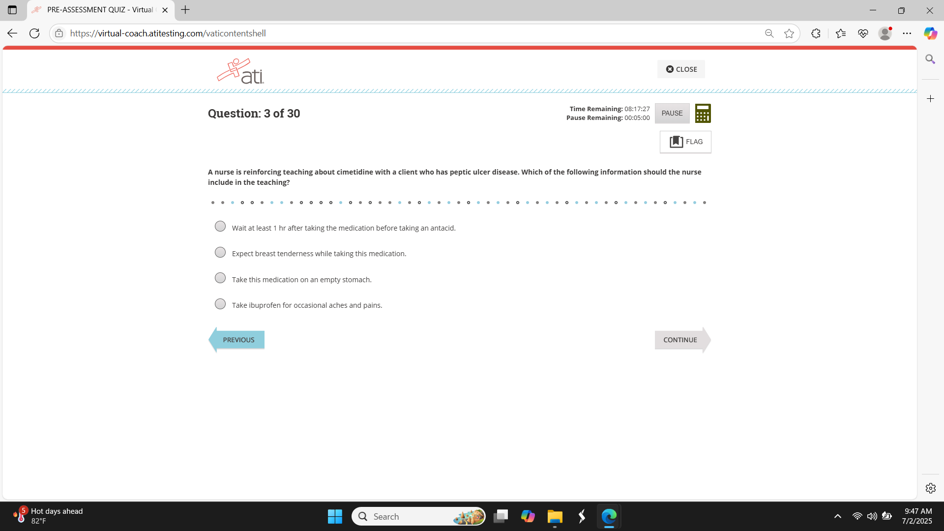 Answer this? PRE-ASSESSMENT QUIZ - Virtual ( X +