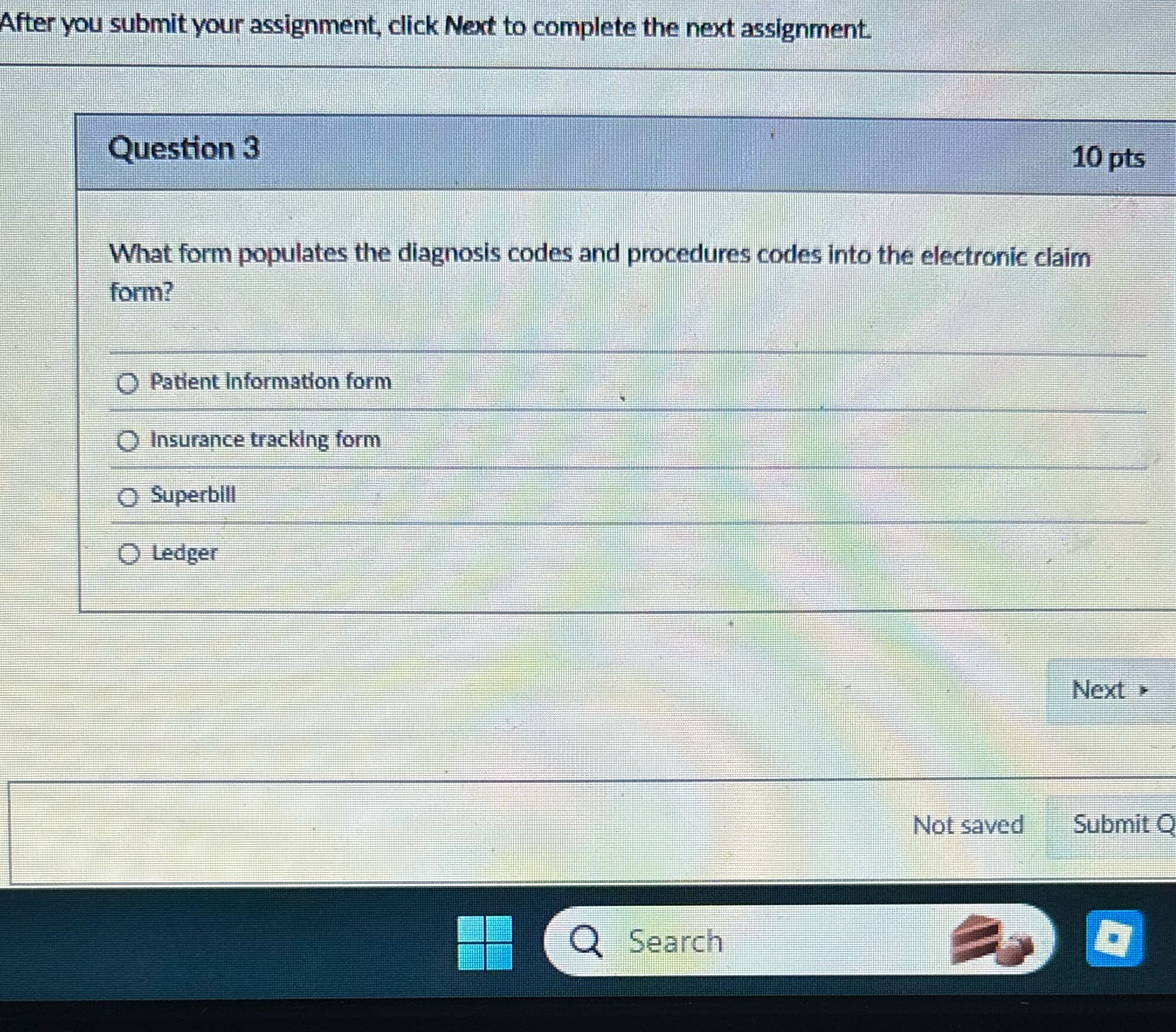 Answer for me After you submit your assignment,