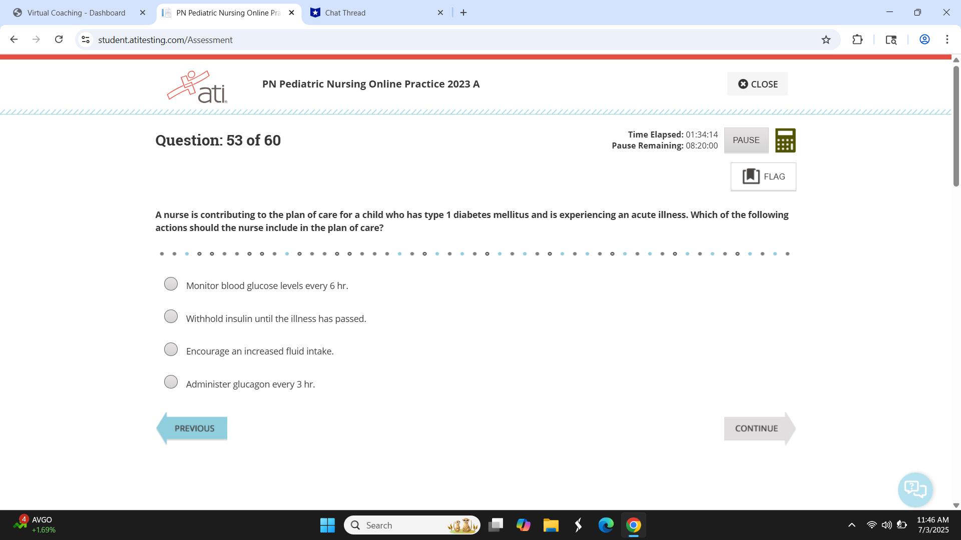 Answer this? Virtual Coaching - Dashboard X PN