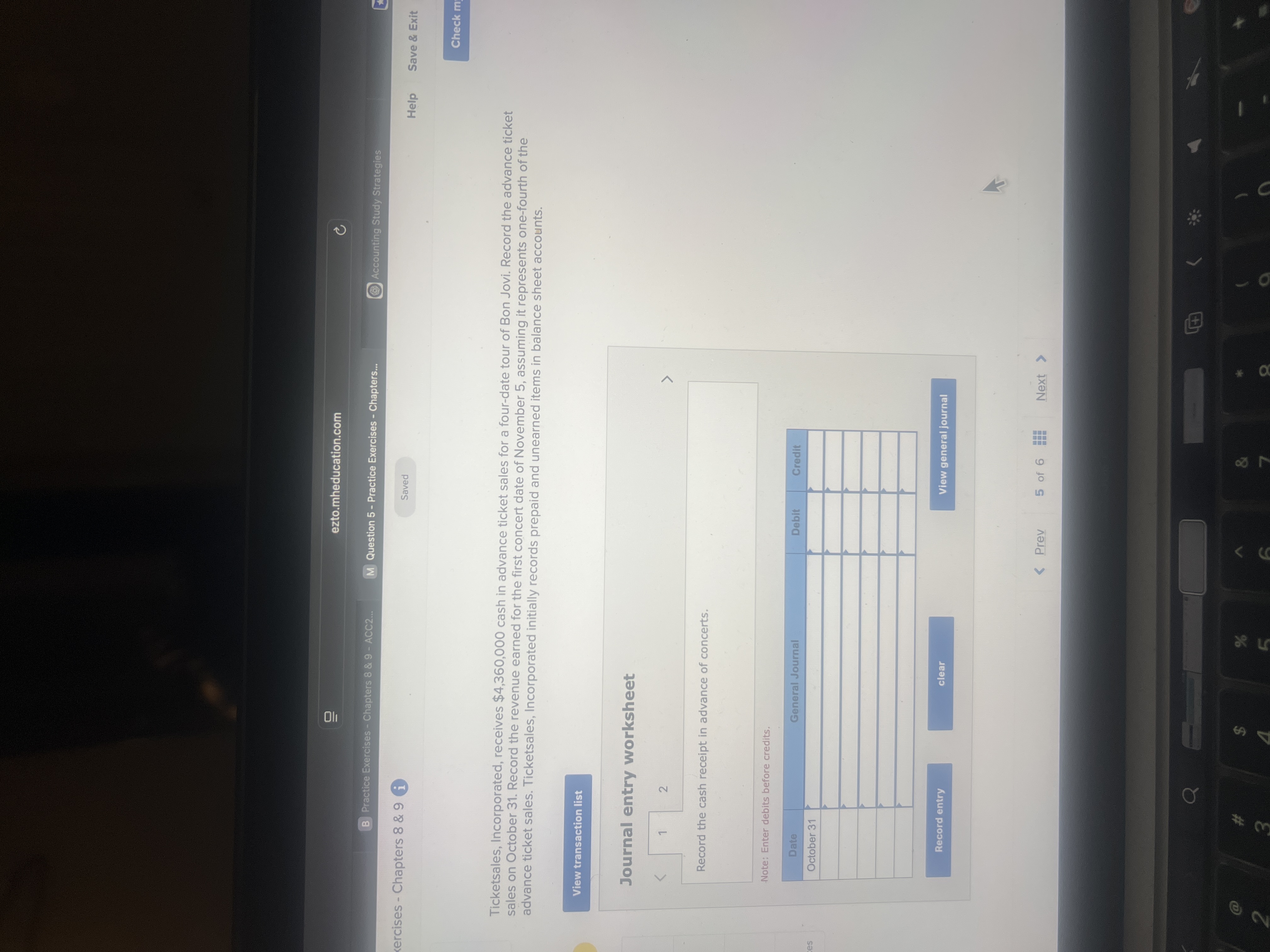 ezto.mheducation.com C B Practice Exercises -