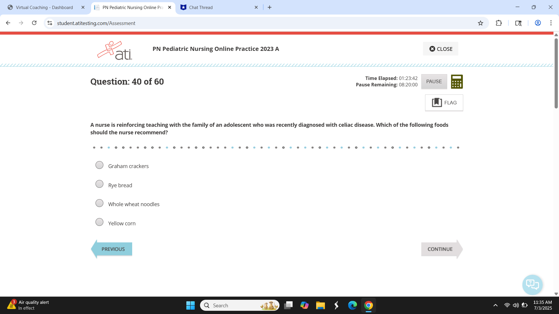 Answer this? Virtual Coaching - Dashboard X PN
