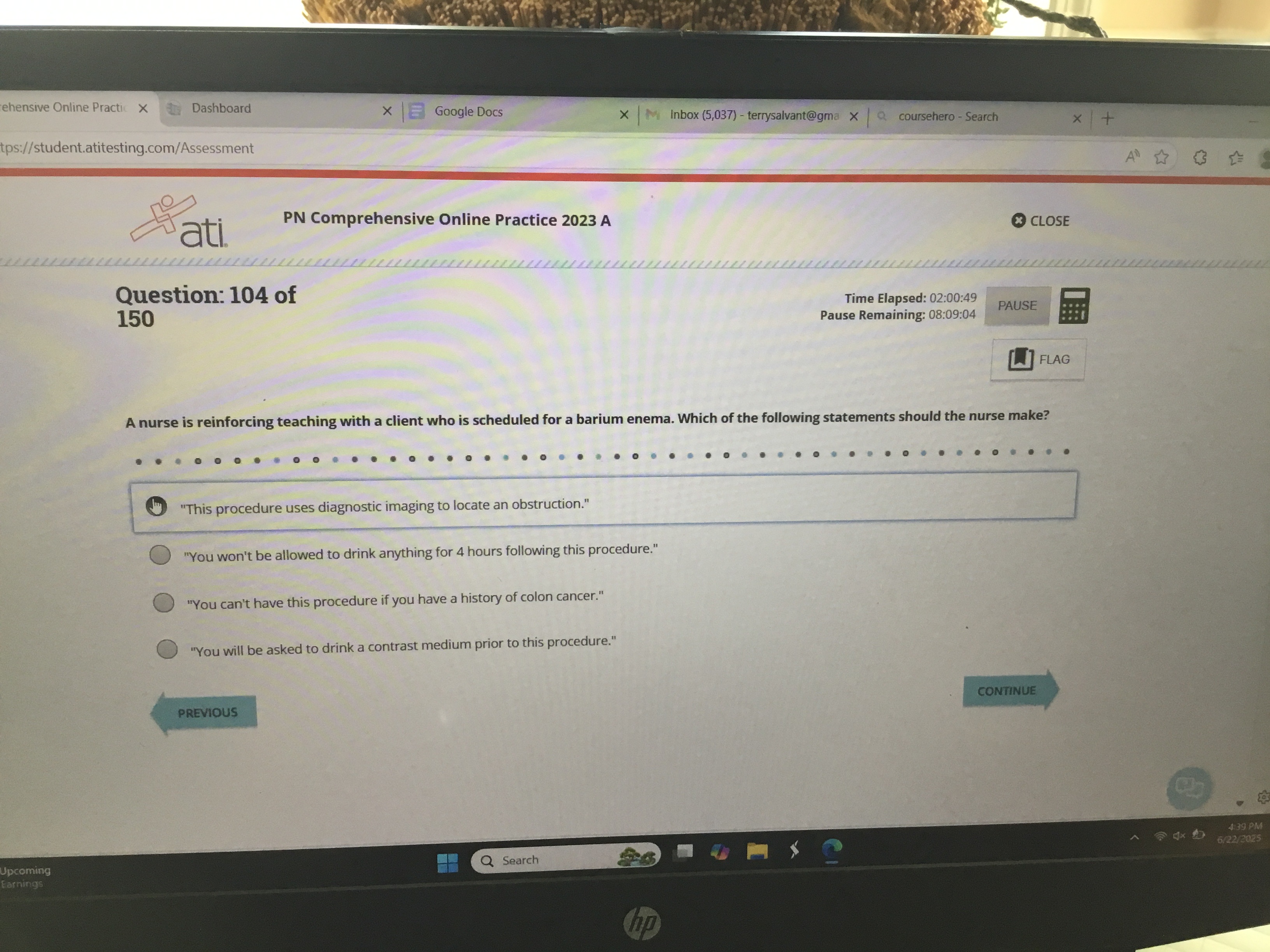 Answer this ehensive Online Practic X Dashboard x