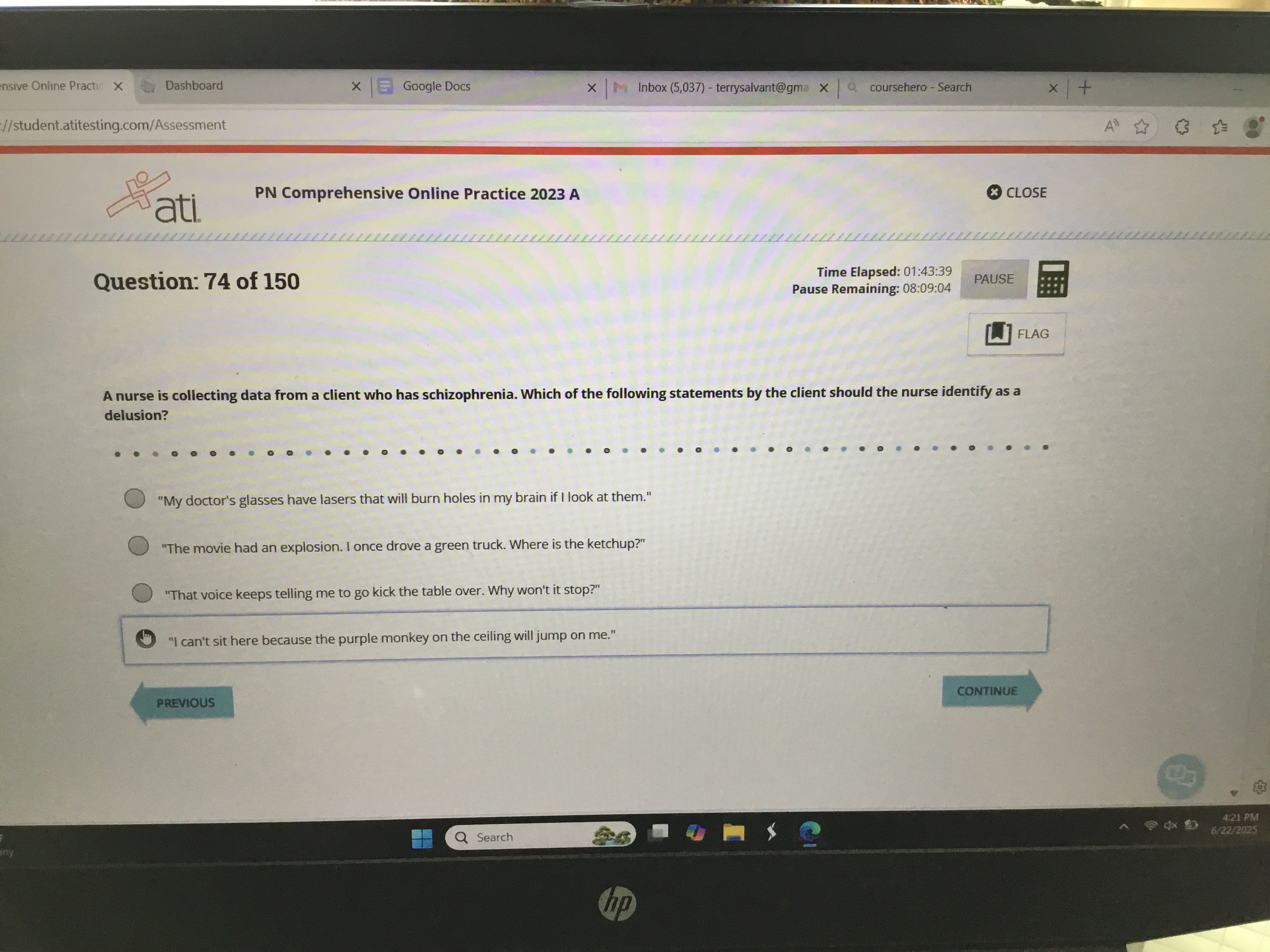 Answer this nsive Online Practic X Dashboard x