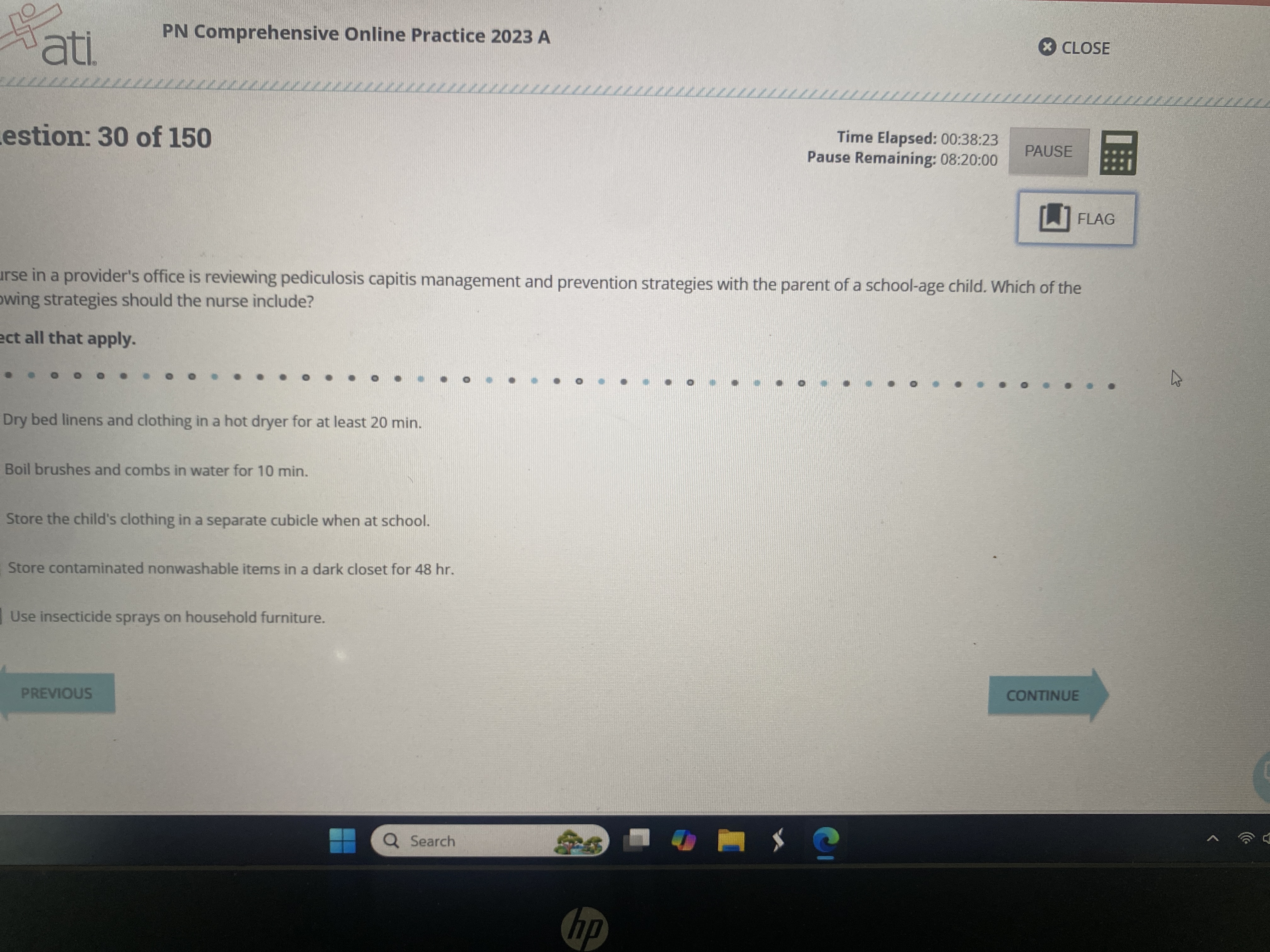 Answer this ati. PN Comprehensive Online Practice