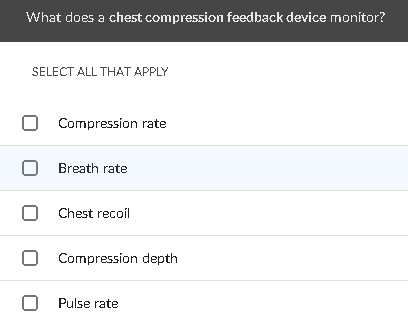 answer this What does a chest compression