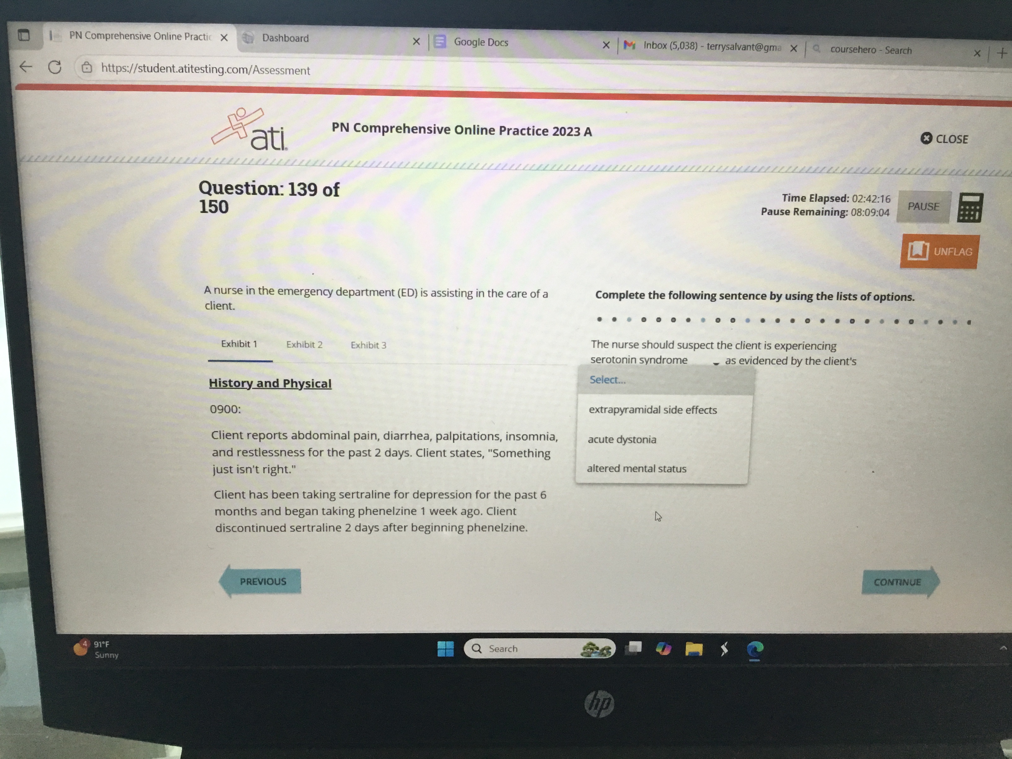 Answer this | PN Comprehensive Online Practic X