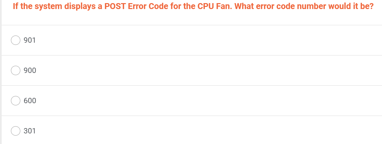 answer this If the system displays a POST Error