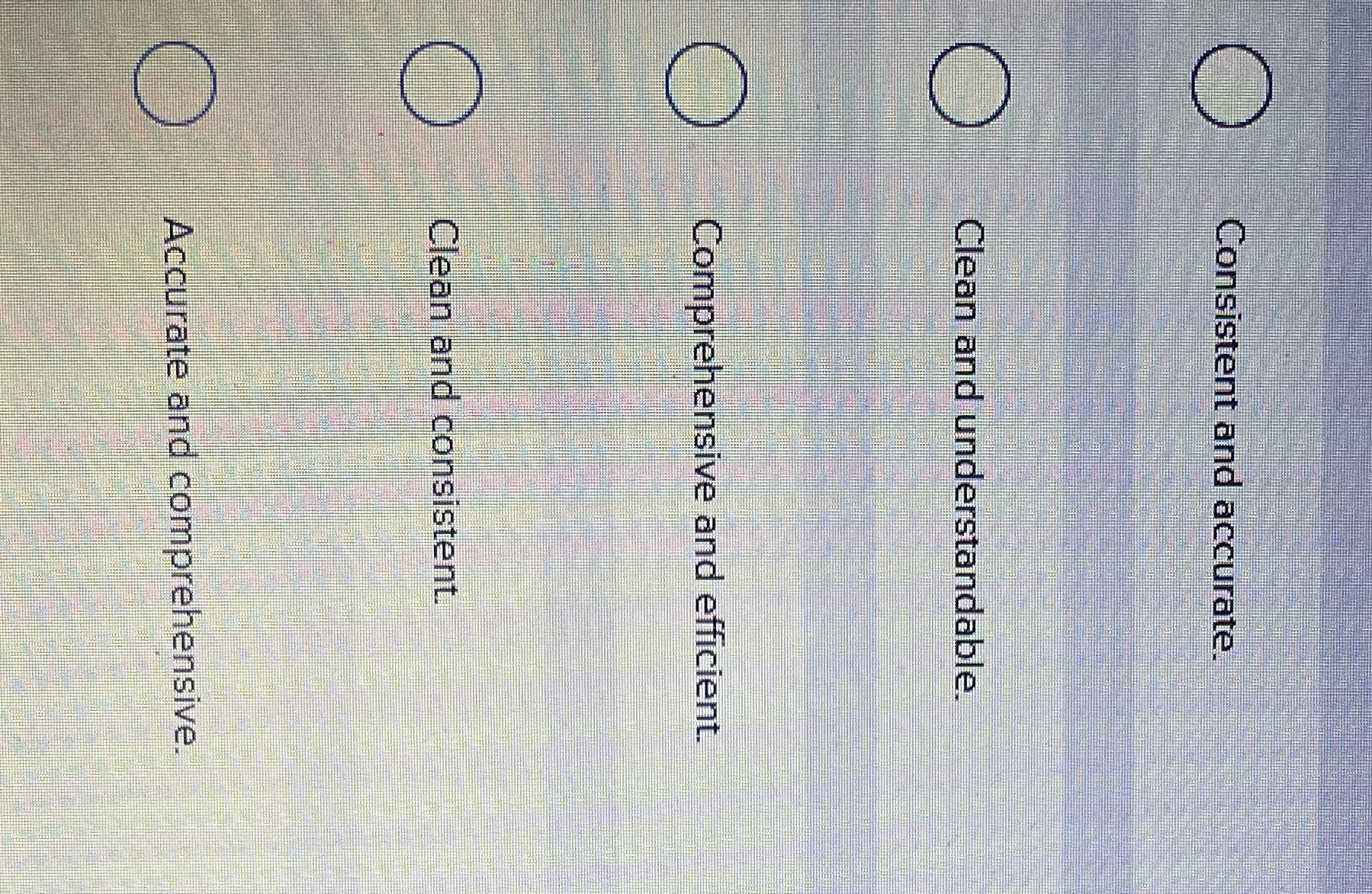 Data on cost objects and cost drivers must be: O
