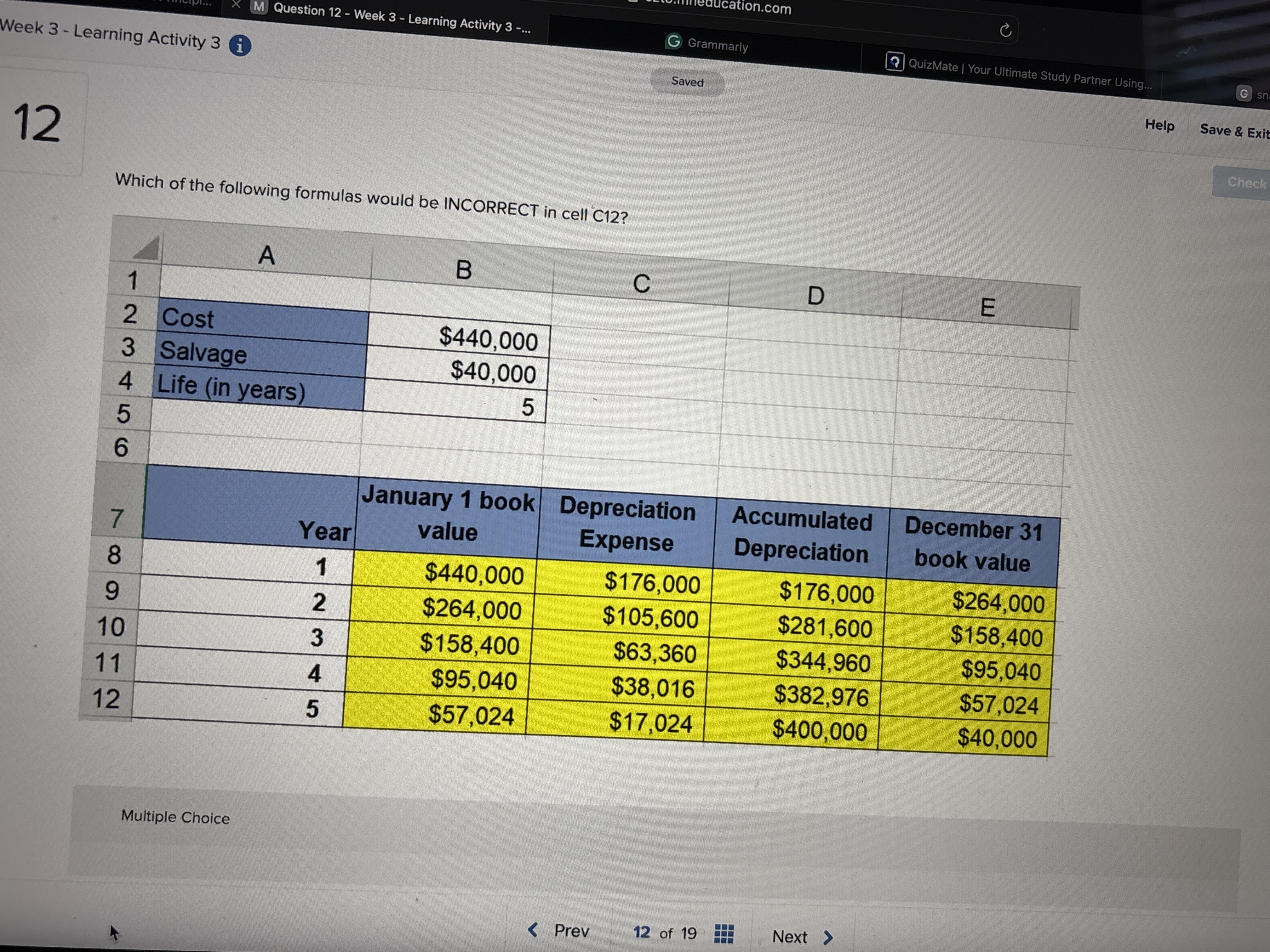 ducation.com C M Question 12 - Week 3 - Learning