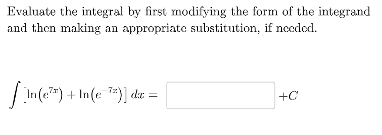 answer this Evaluate the integral by first