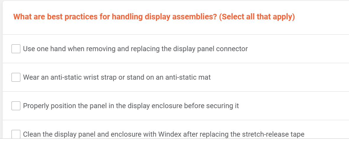 answer this What are best practices for handling
