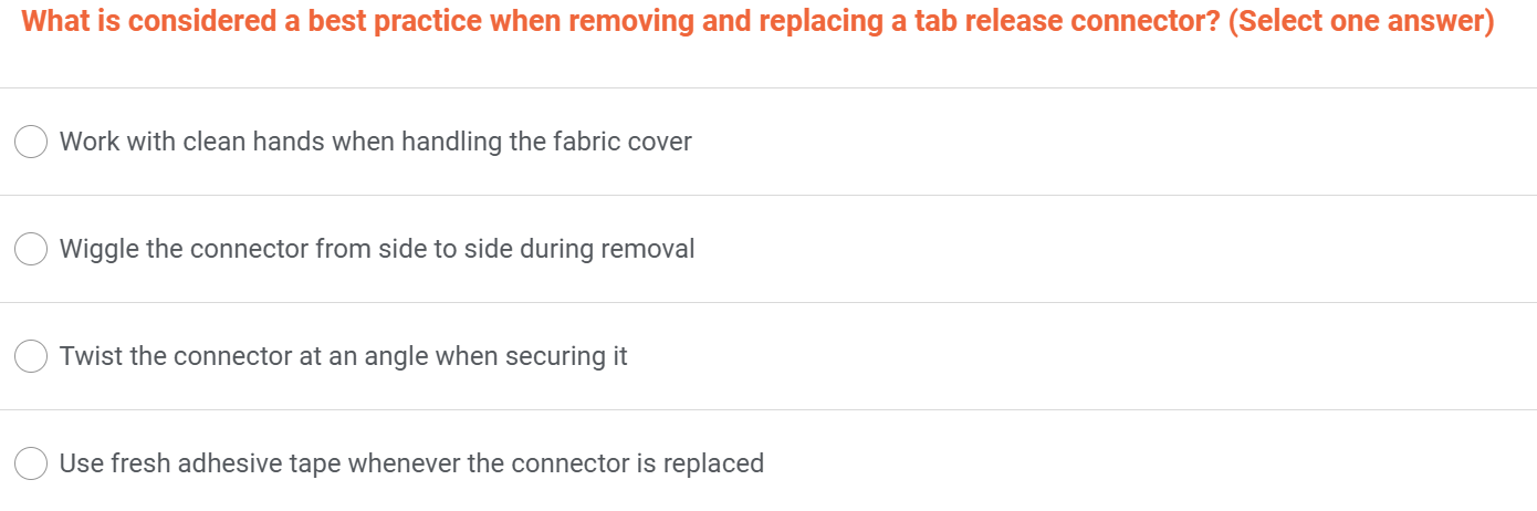 answer this What is considered a best practice