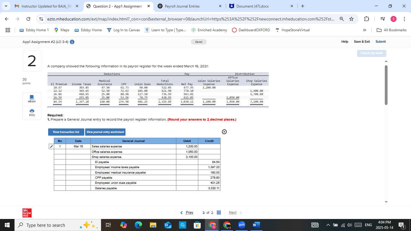 M Instructor Updated for BAIA_10( x 5 Question 2