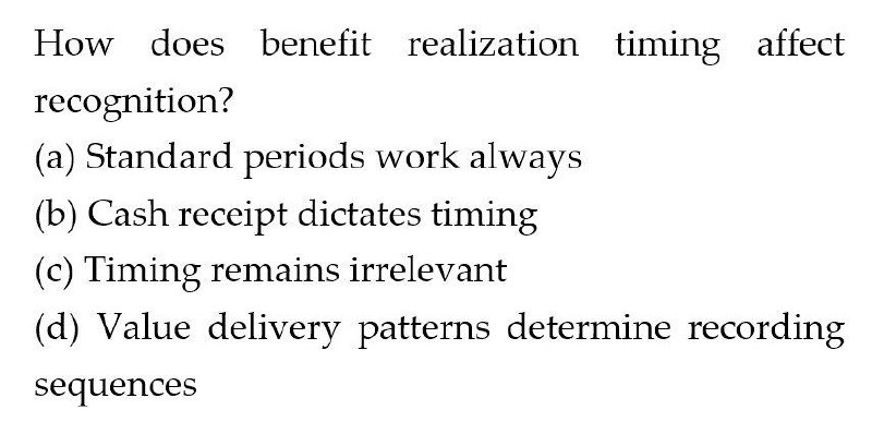 Give me Answer How does benefit realization