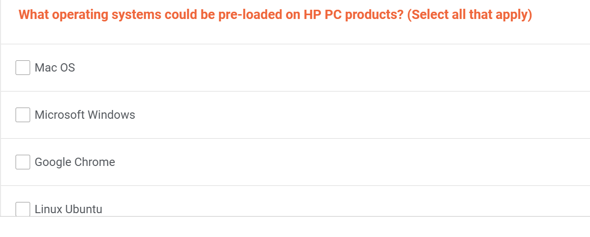 answer this What operating systems could be