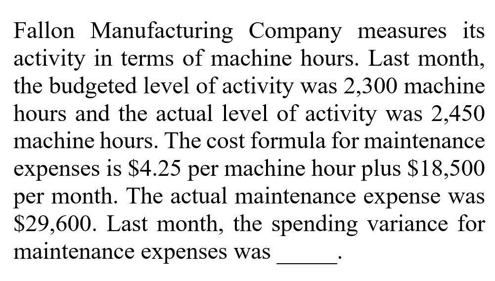 I Need Solution Fallon Manufacturing Company