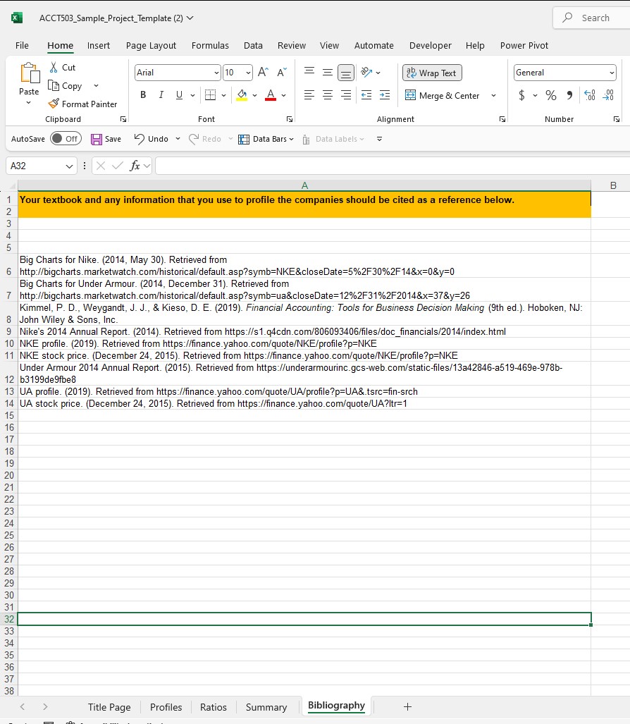X X ACCT503_Sample_Project_Template (2) v Search