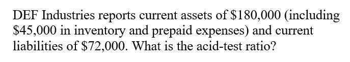 general accounting DEF Industries reports current