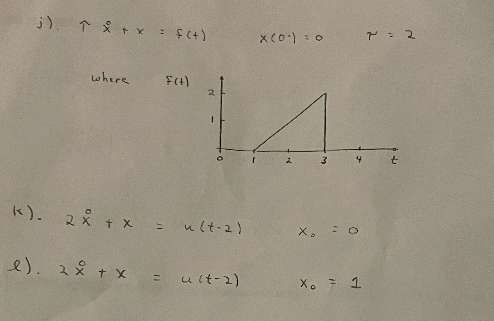 Solve each of the following differential