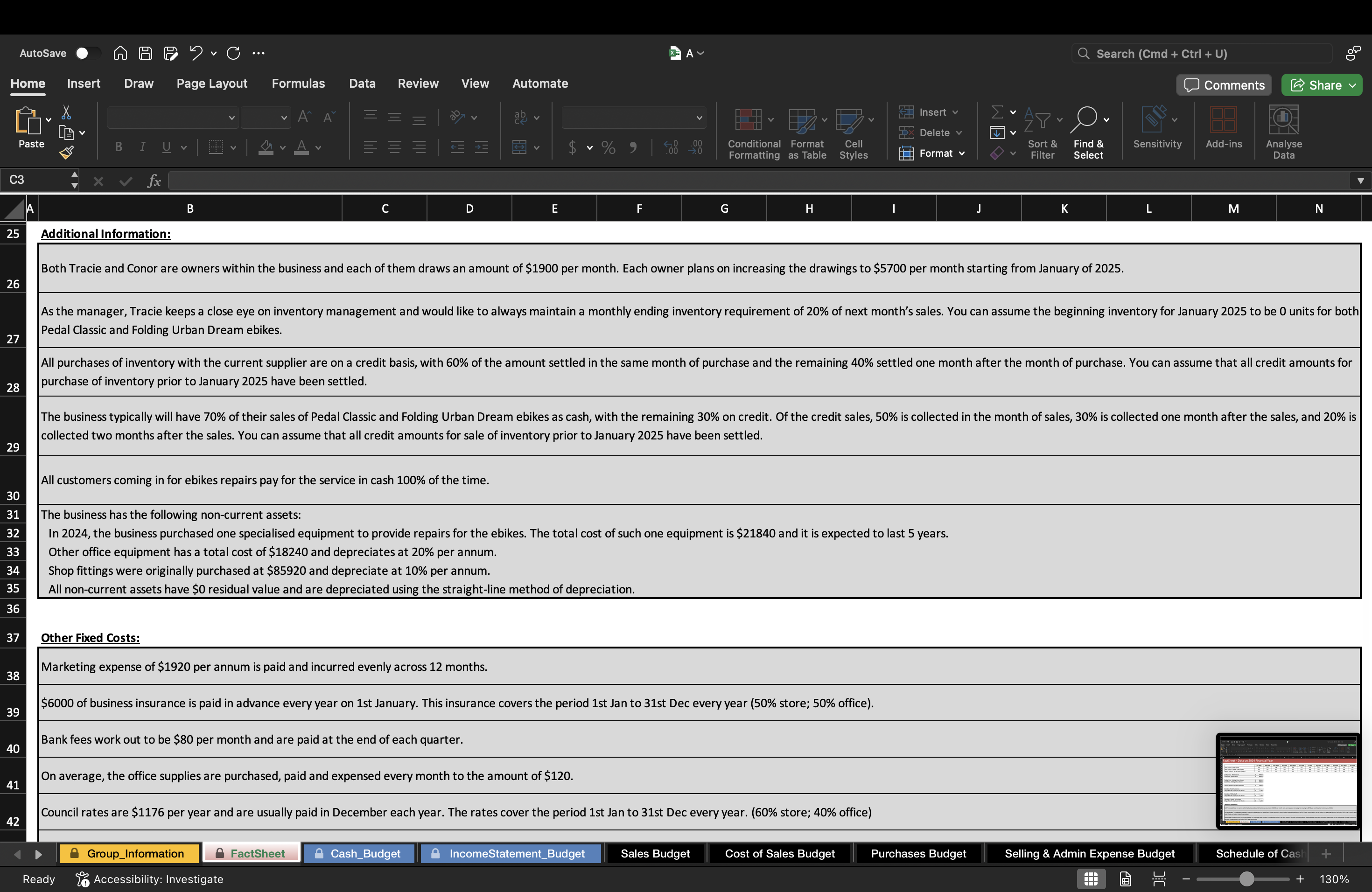 MAA103 - Accounting for Decision Making -
