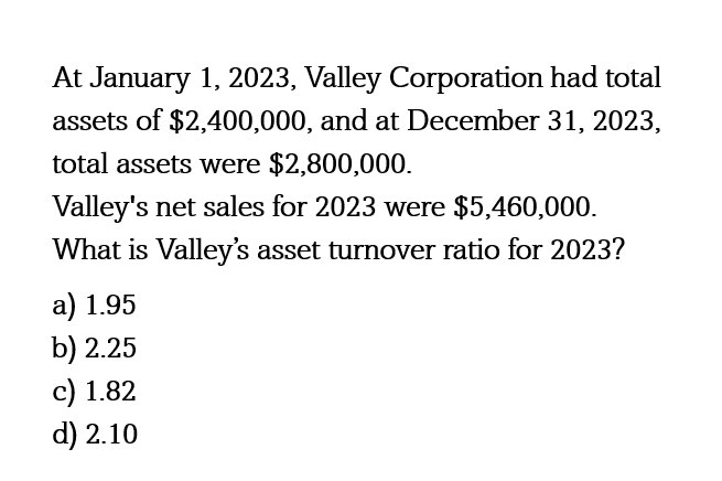 Can you explain this general accounting question