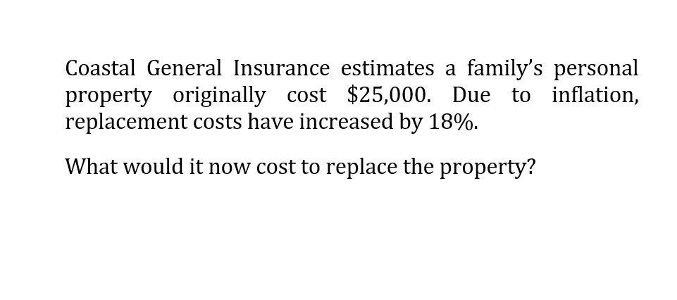 General Accounting Coastal General Insurance