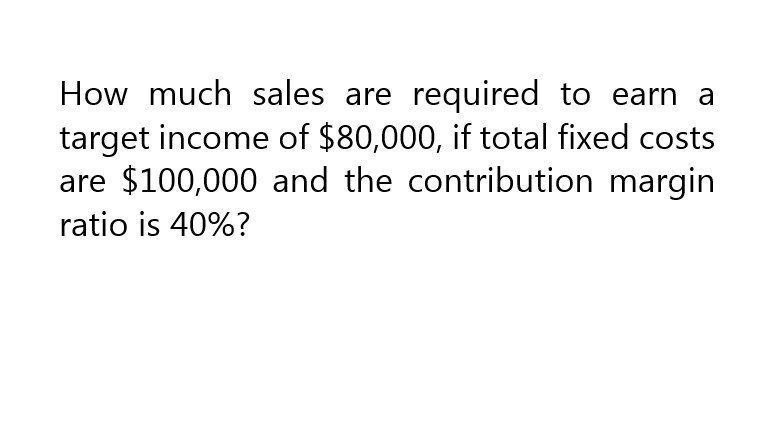 hy teachher please help me How much sales are