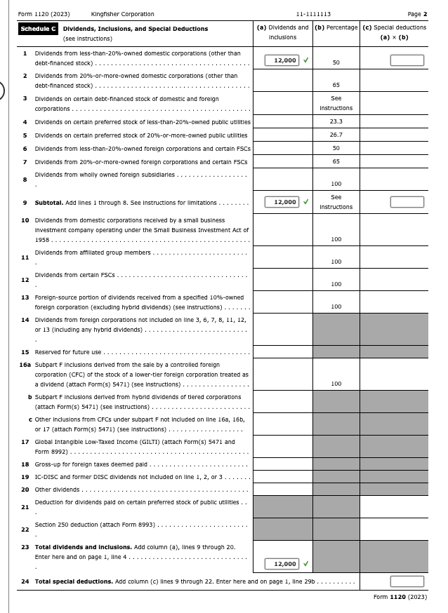 Note: This problem is for the 2023 tax year. On