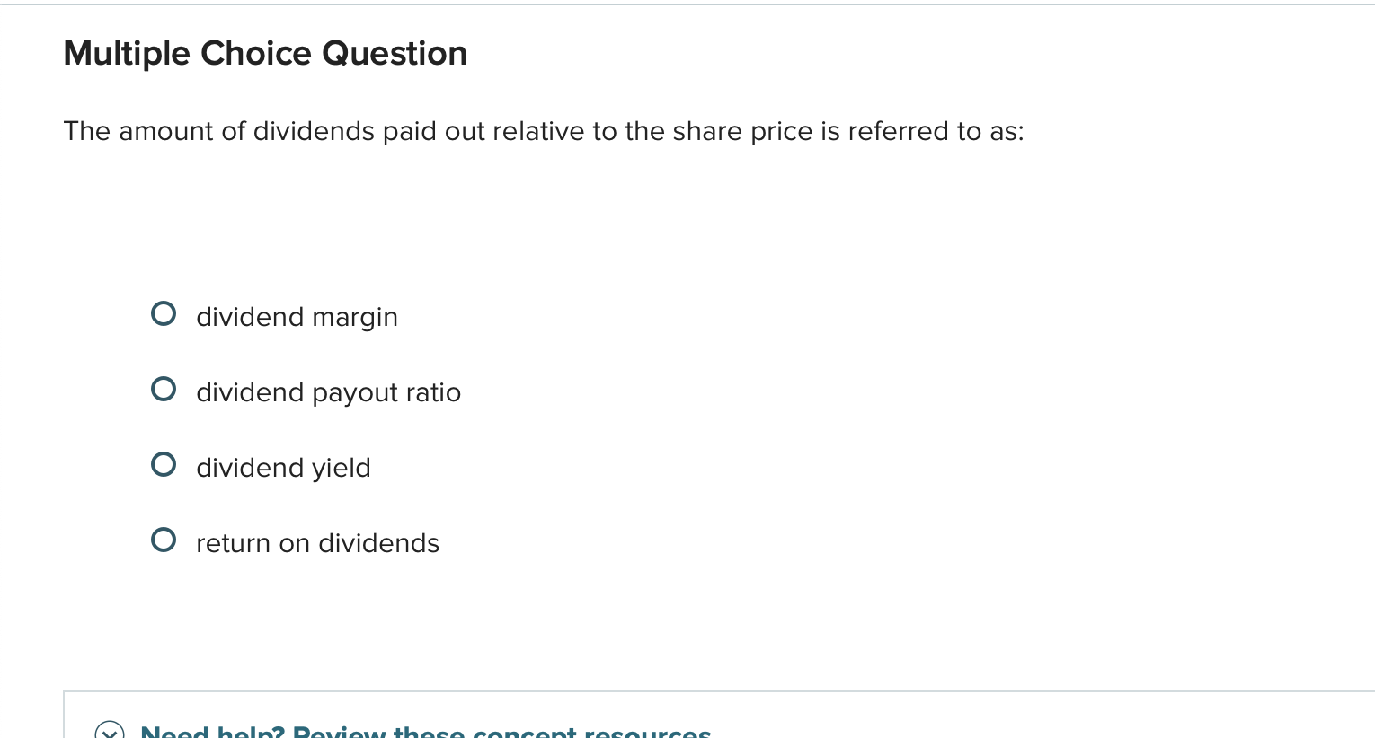 answer this Multiple Choice Question The amount