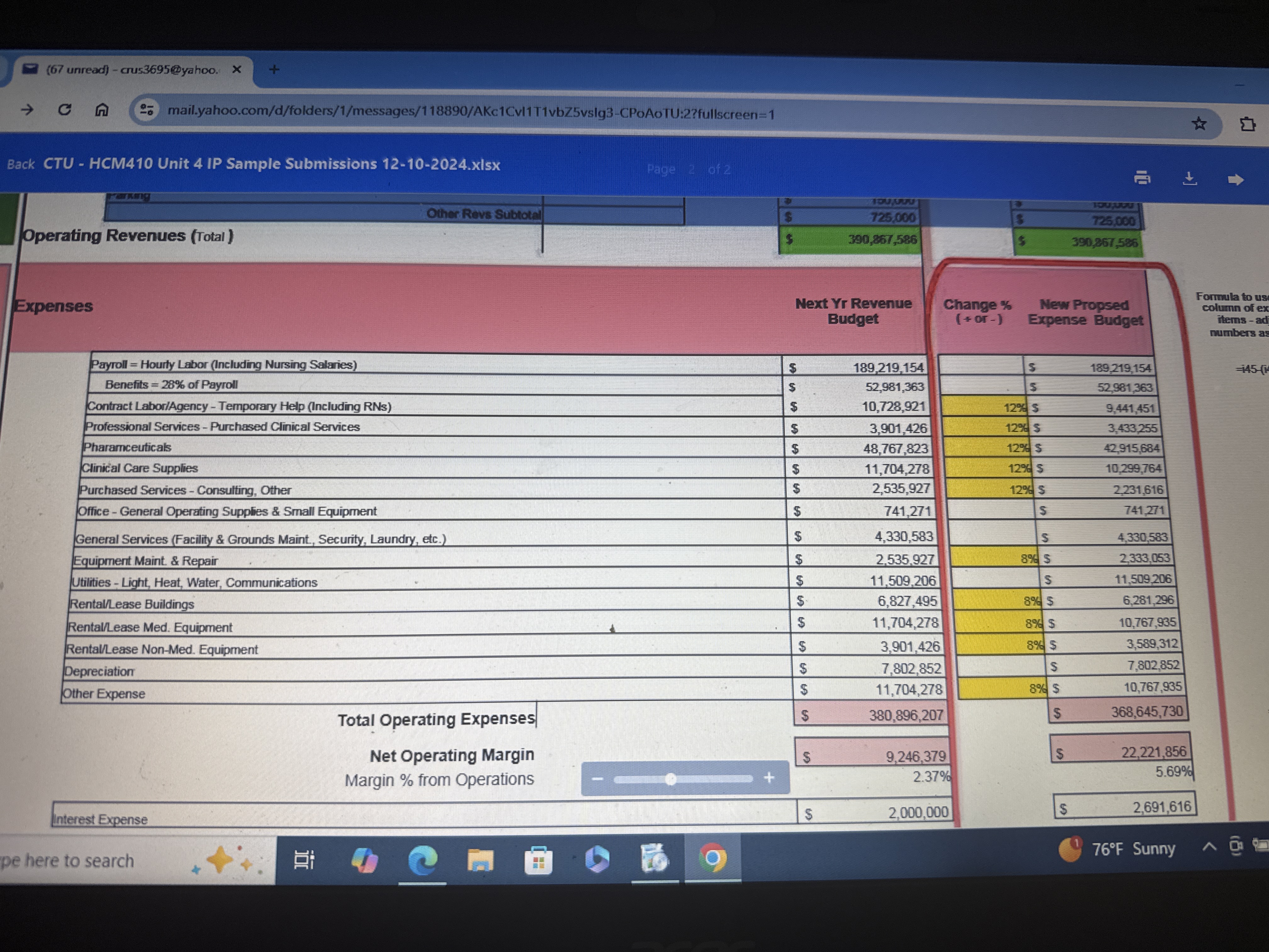 Please help me the item and column are not