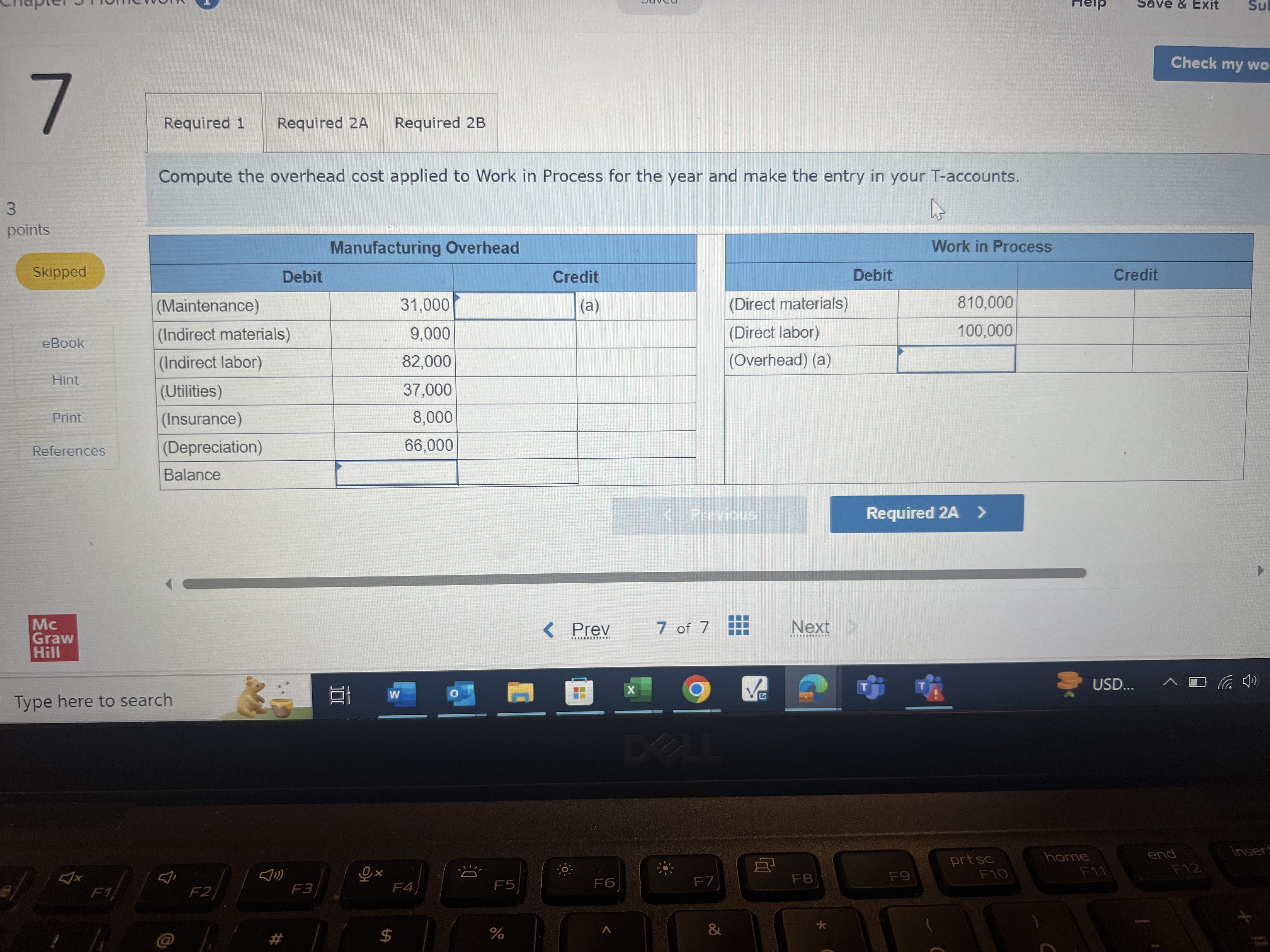 ST A Harwood Company's job-order costing system