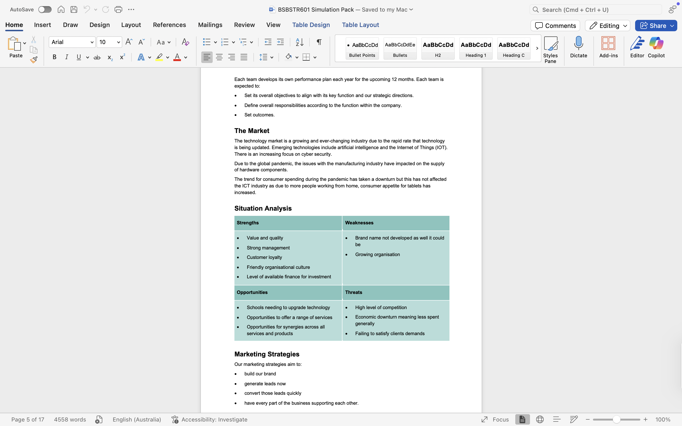 Can you give a sample to Develop a Continuous
