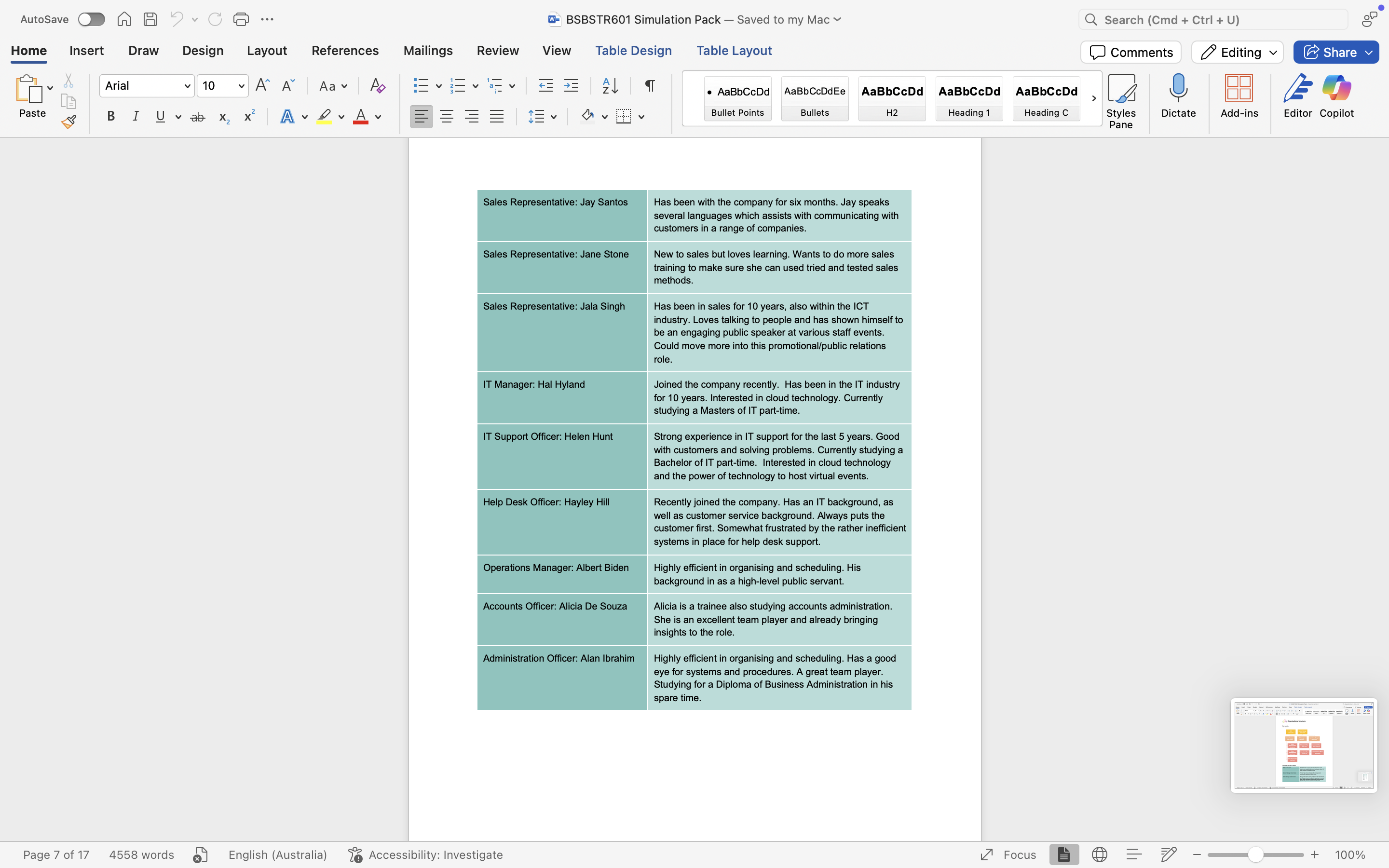Can you give a sample to Develop a Continuous