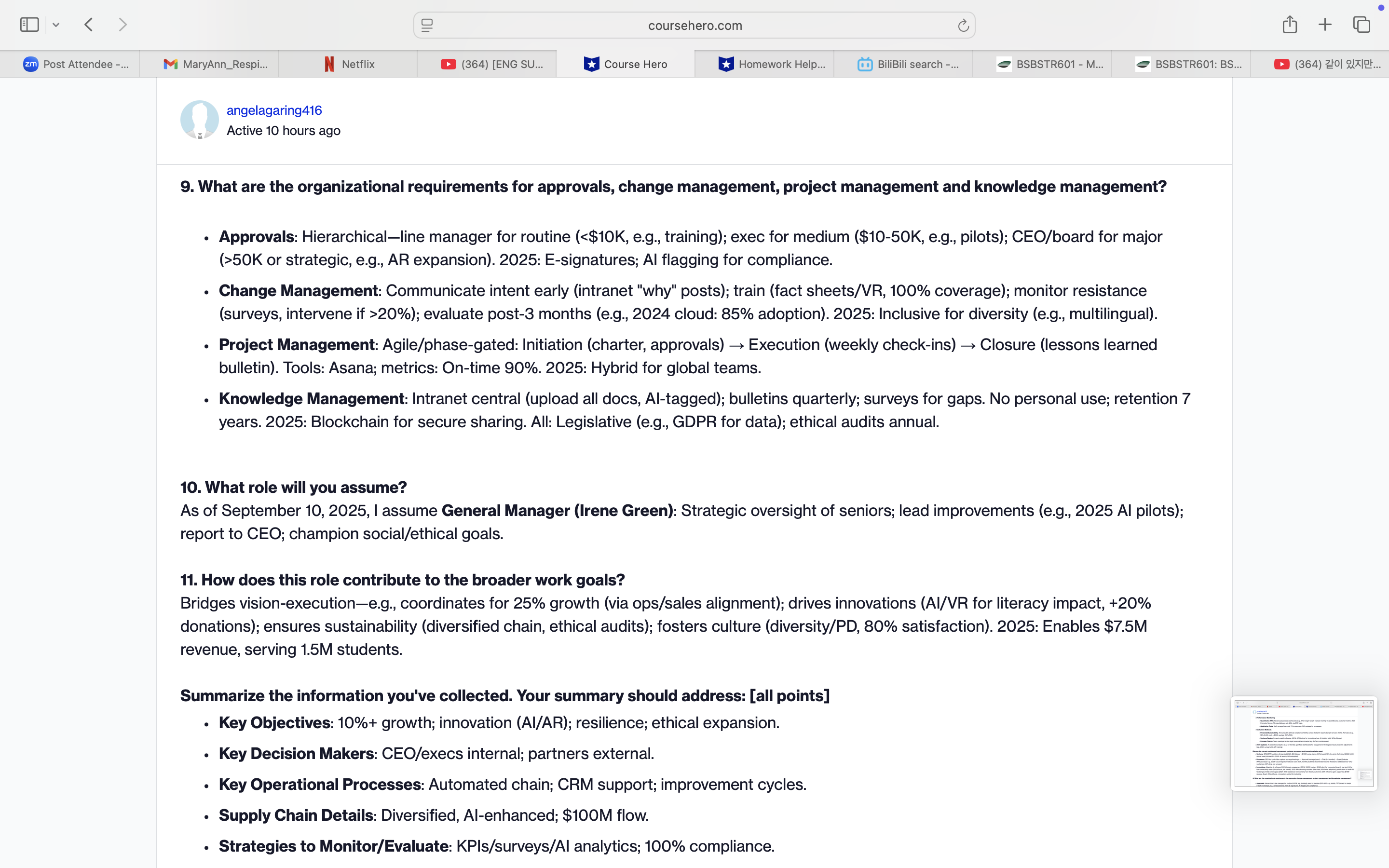 Can you give a sample to Develop a Continuous