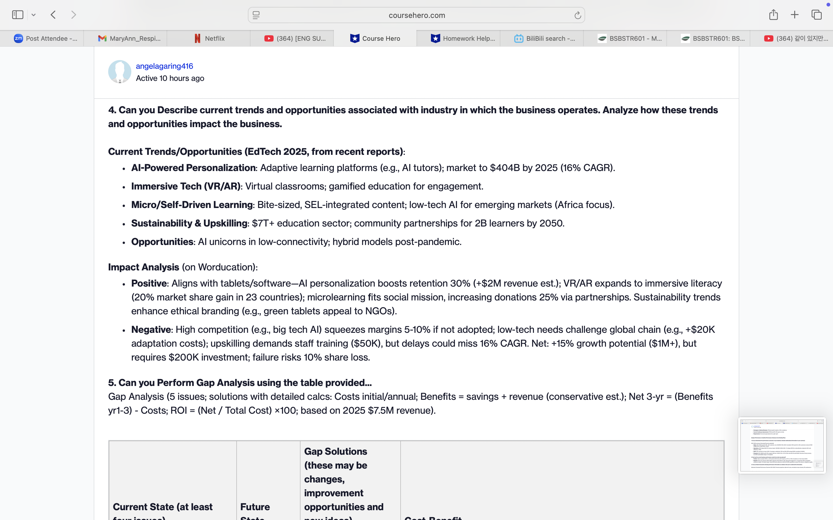Can you give a sample to Develop a Continuous