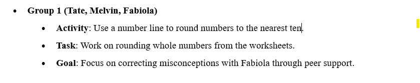 what is the activity for this group . Group 1