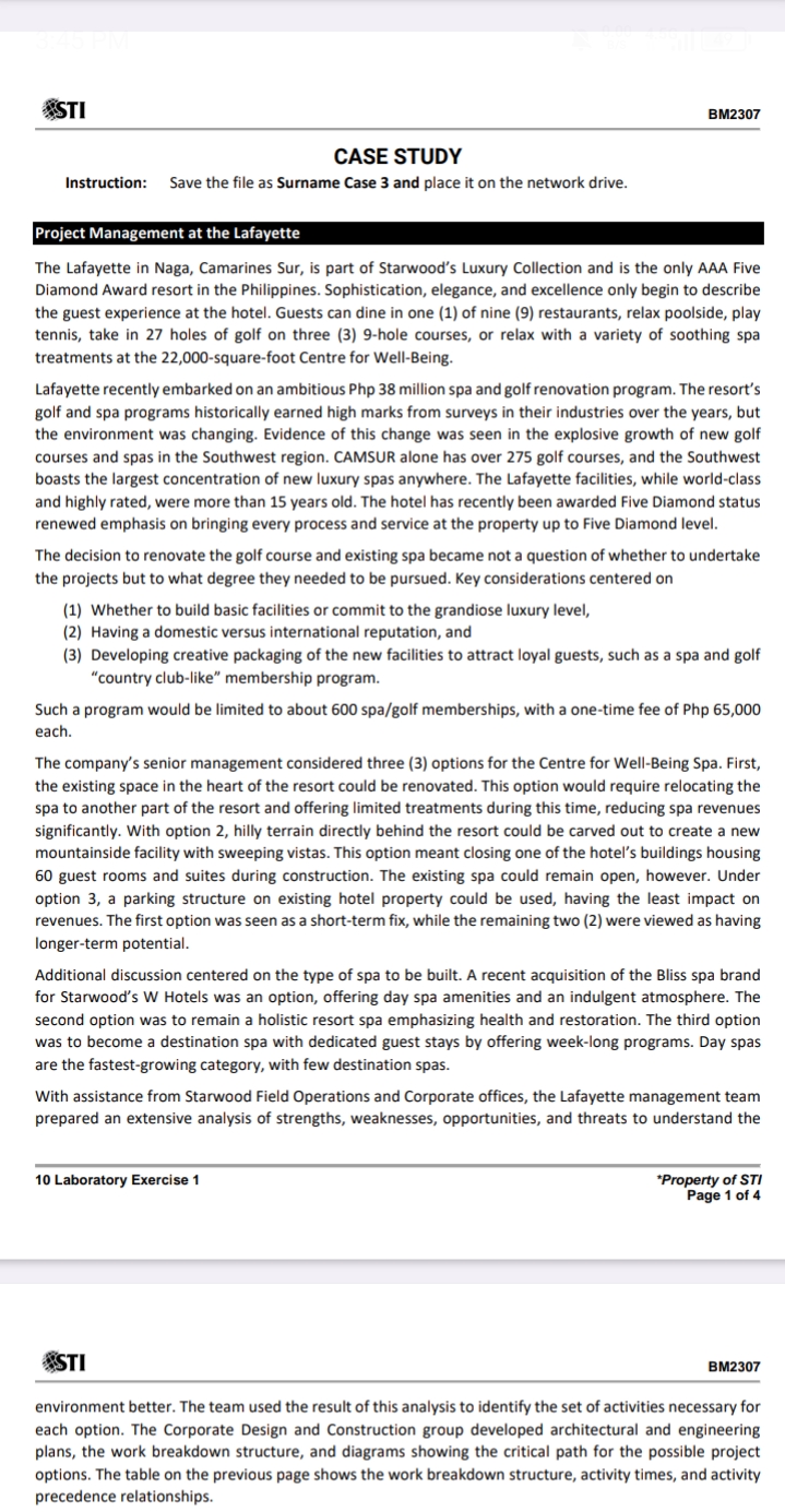 It must include details and facts from the case