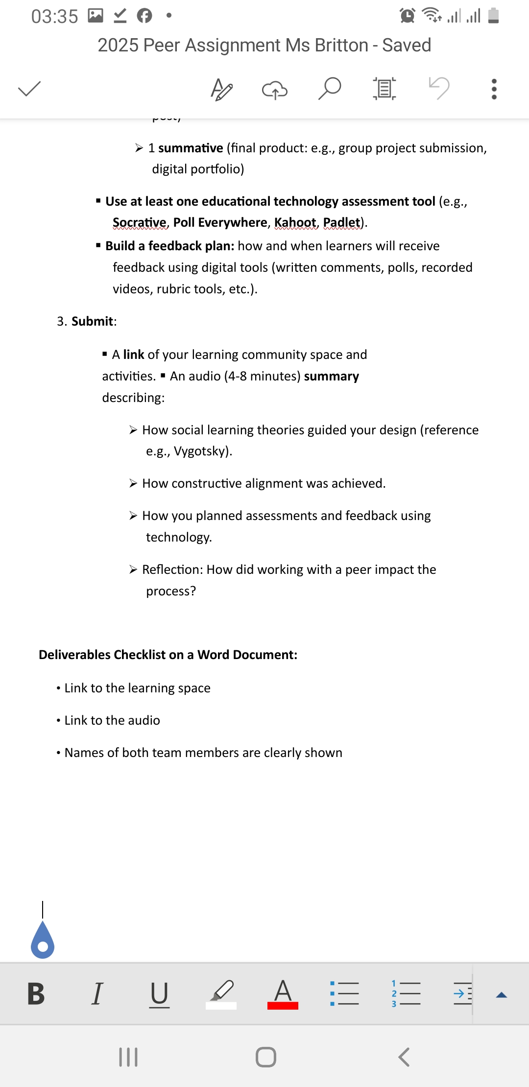03:34 ~ @az OF lull 2025 Peer Assignment Ms