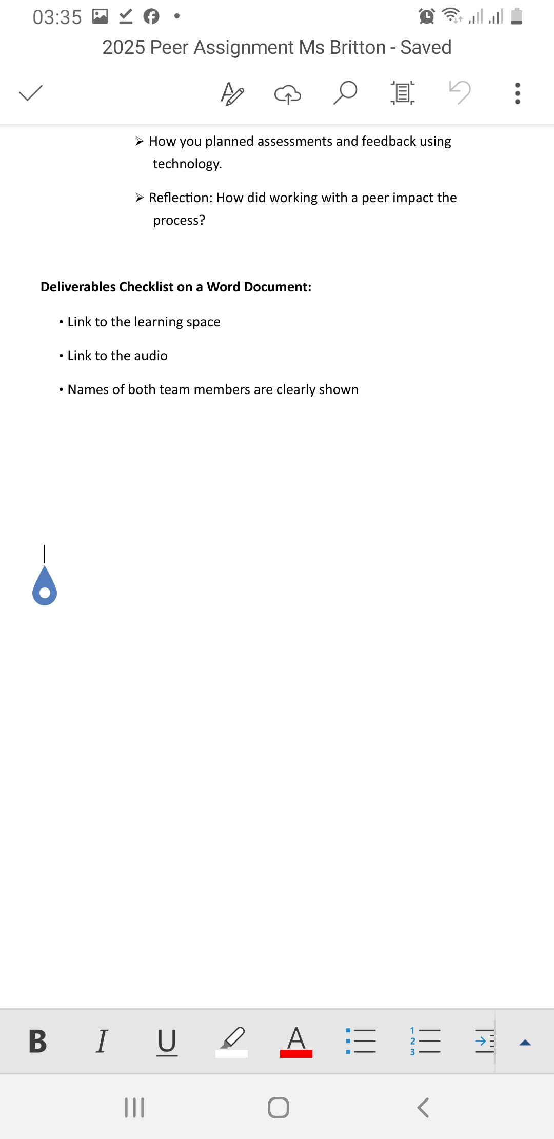 03:34 ~ @az OF lull 2025 Peer Assignment Ms