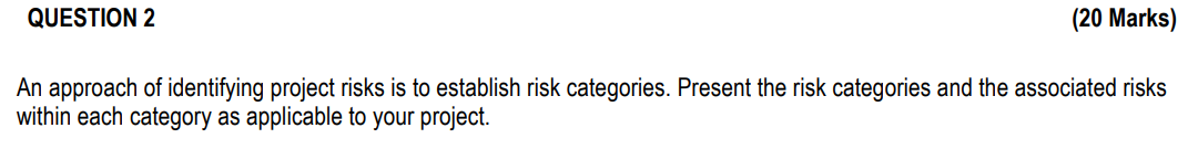 FORMATIVE ASSESSMENT 2 [100 MARKS] Read the