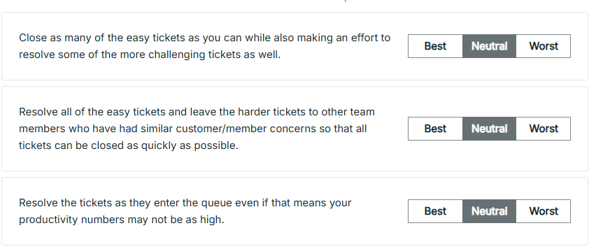 Answer the interview question. Rate the answer