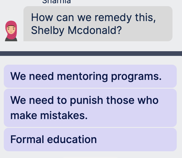 Sharnia One issue is that our managers don't have