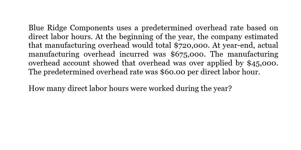 I need help with this general accounting problem